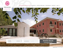 Tablet Screenshot of primaveraperfumehotel.com